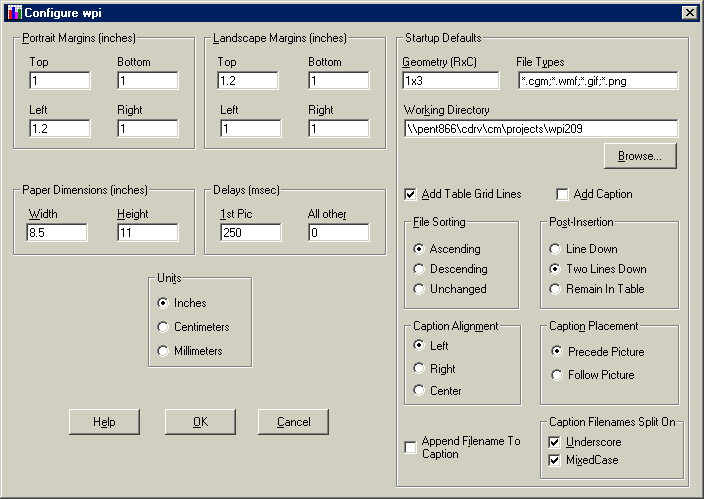 [WPI configuration screen UI]